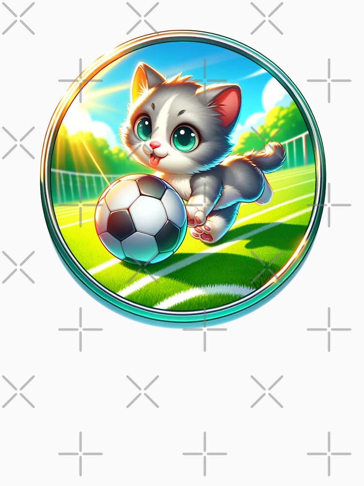 Cat Playing Soccer | Football | Soccer | Sports | Cute by ShopCoolStop