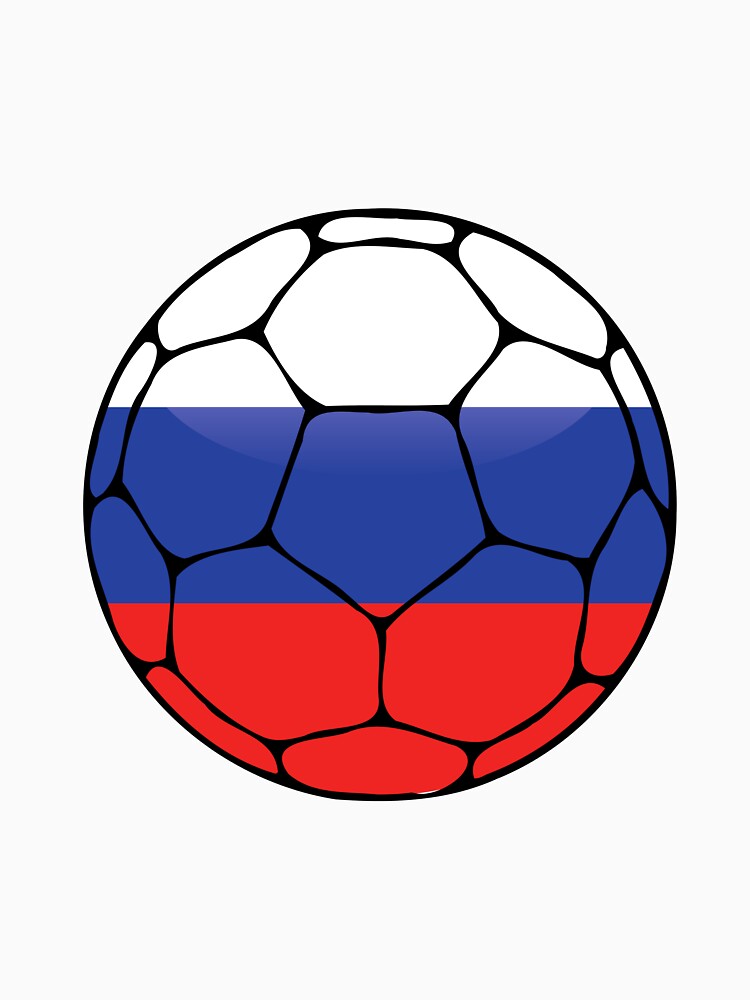 Russia Flag Soccer Ball by ehgraphics15