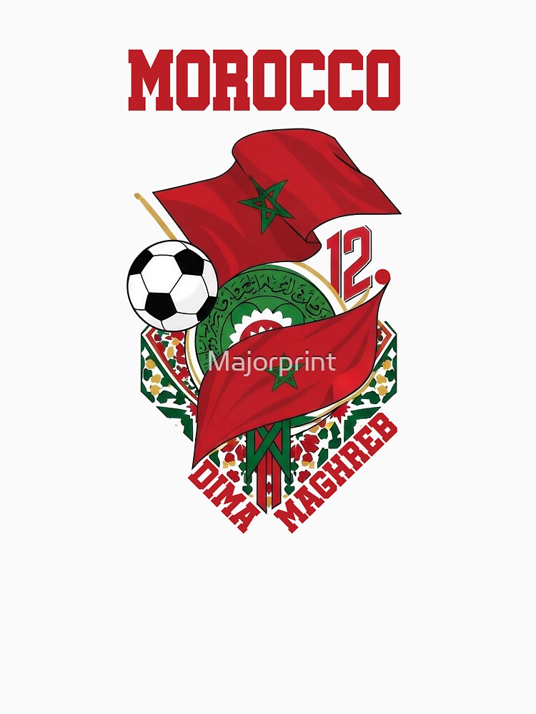 Morocco Soccer Dima Maghreb by Majorprint