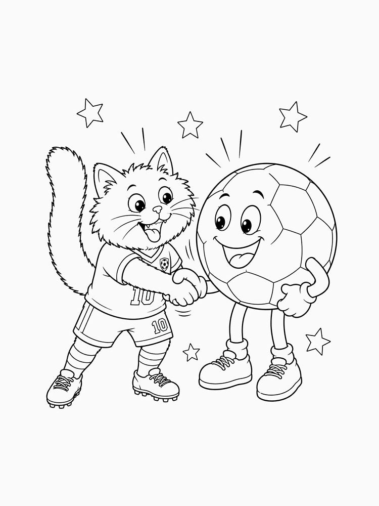 Soccer Floof Meets His Best Friend by lumar23