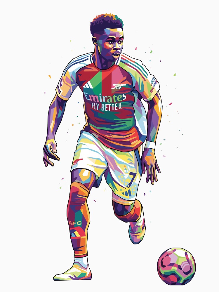 Bukayo Saka Celebration by princejolin
