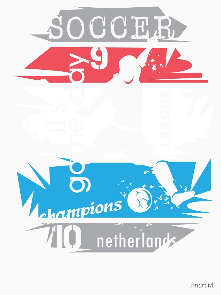 Copy of Gift Idea Design Football Netherlands Goal Shot Ball Explosion Fan Illustration by AndreMi