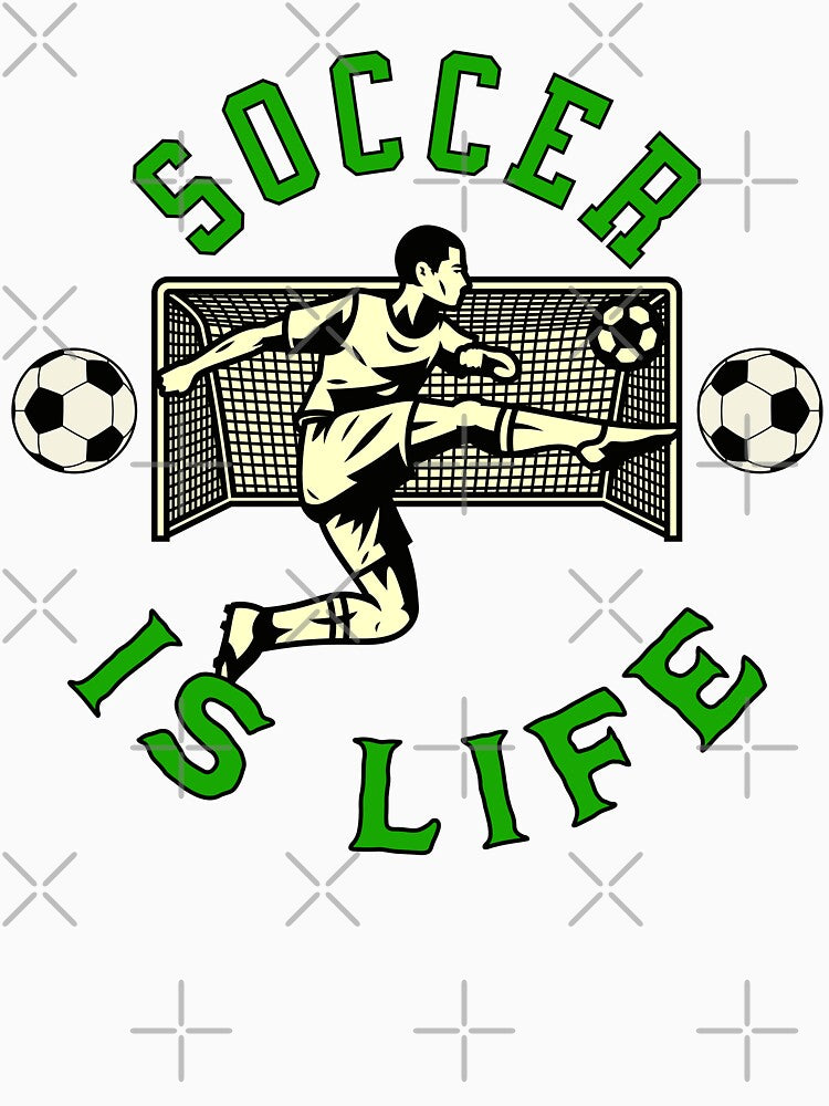 Soccer Is Life Goal Striker by ZeptepiTrends