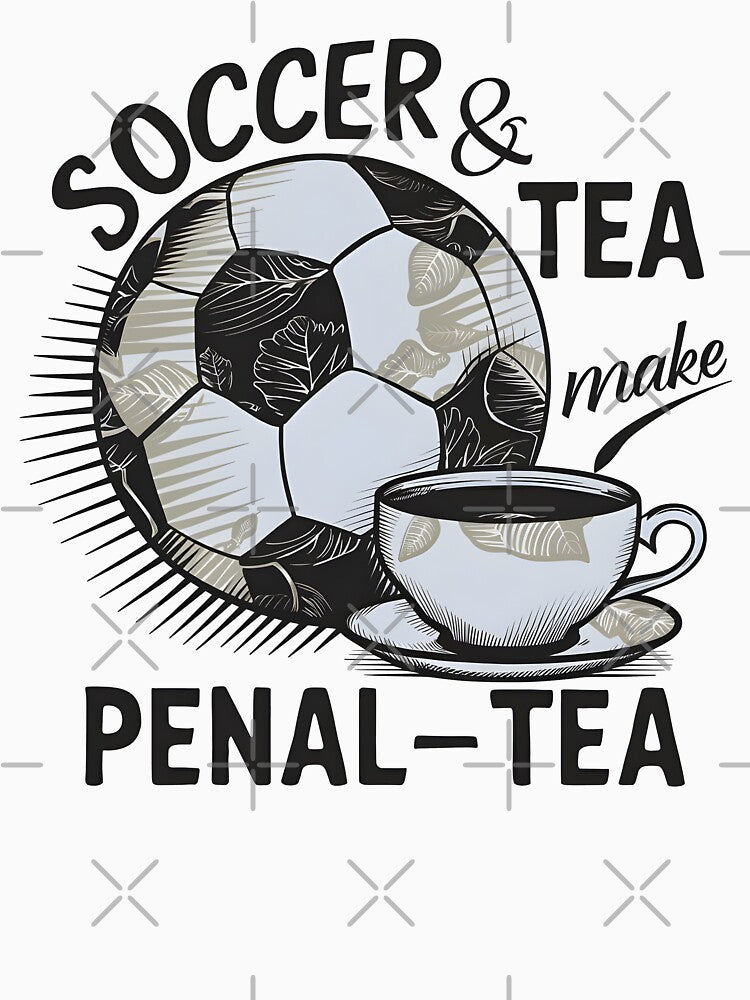 Soccer Penalty Sports Pun Soccer Enthusiast Football Lover Funny Tea Pun by KLArtzStore