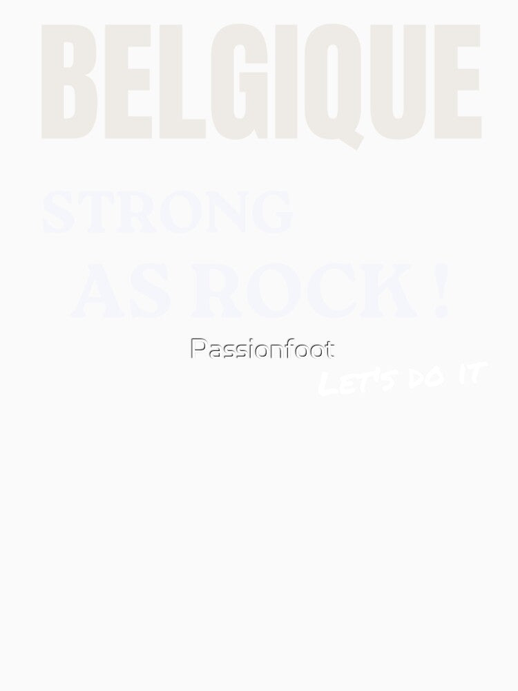 Belgium strong as rock supporter of the red devils by Passionfoot