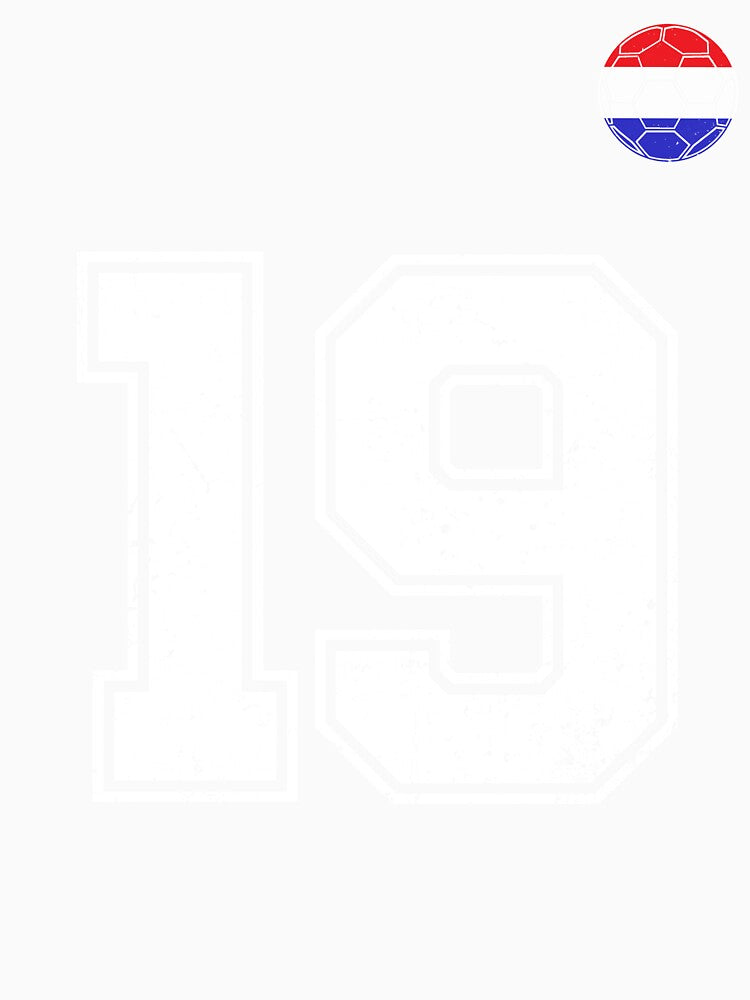 Netherlands Soccer Number 19 Vintage Sports Fan by LiviuGligoros