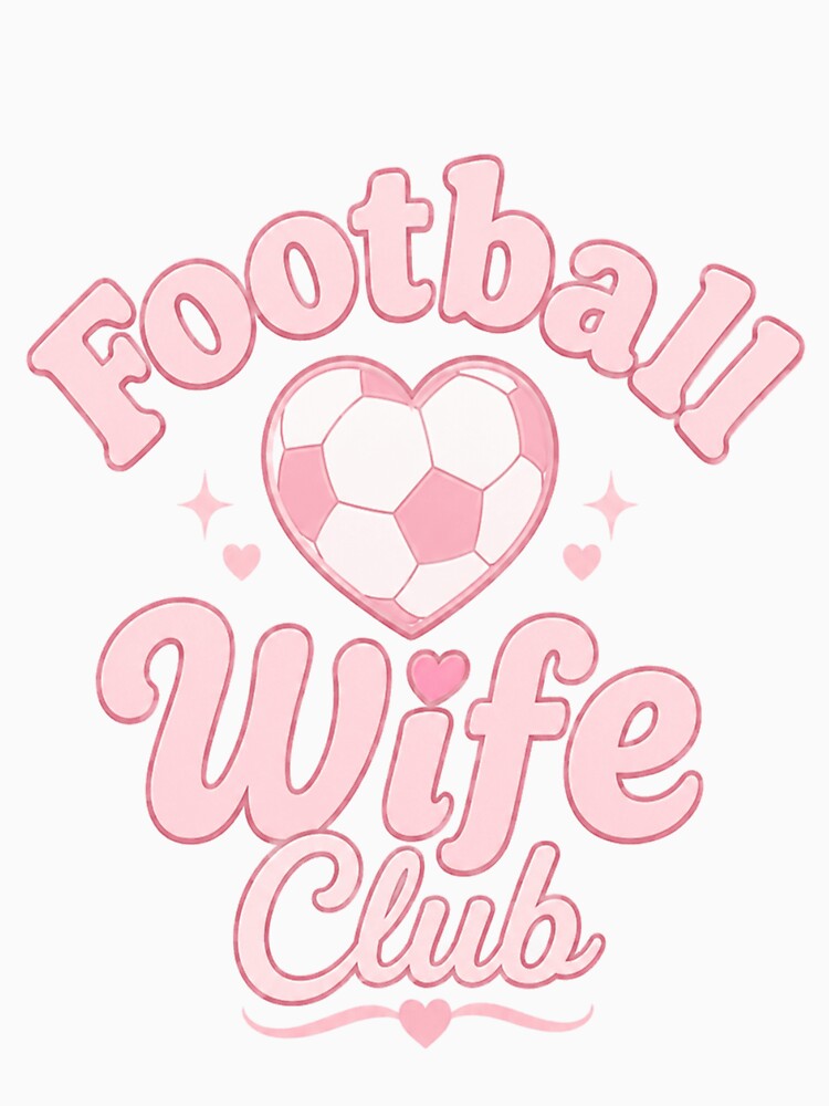 Football Wife Club Pink Soccer Lover Design by ArthUpscale