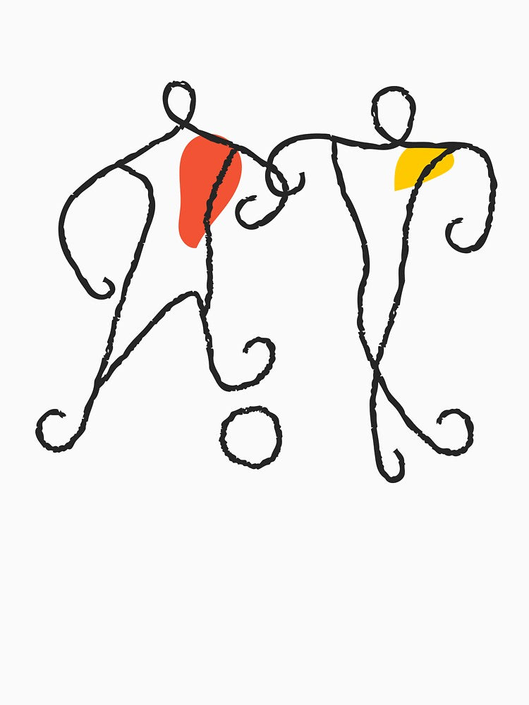 Minimalist Football Players World Cup Print by missbobbit
