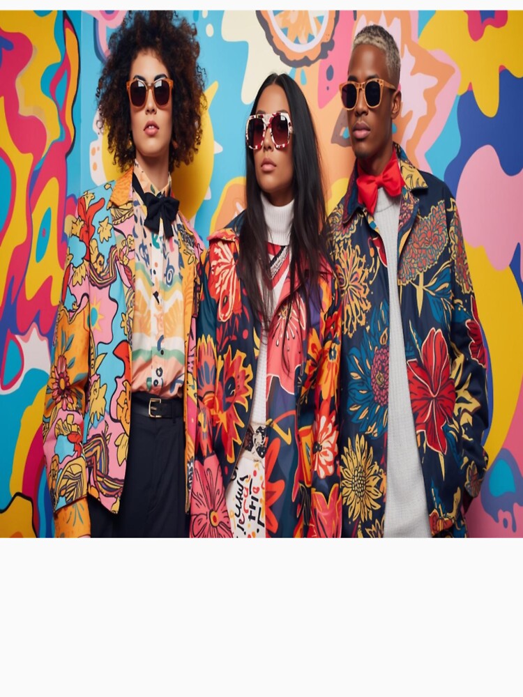 Vibrant Maximalist Floral Fashion Editorial by 21ARTSHIRT21