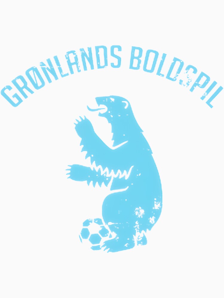 Greenland Football Retro Polar Bear Soccer by RaymondGnLTees