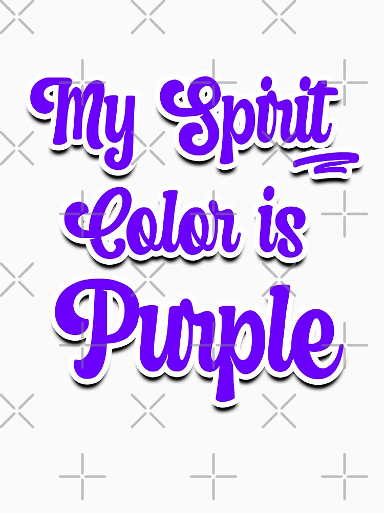 My Spirit Color is Purple - Cool plain color spirit colours designed by ozcushions by ozcushions
