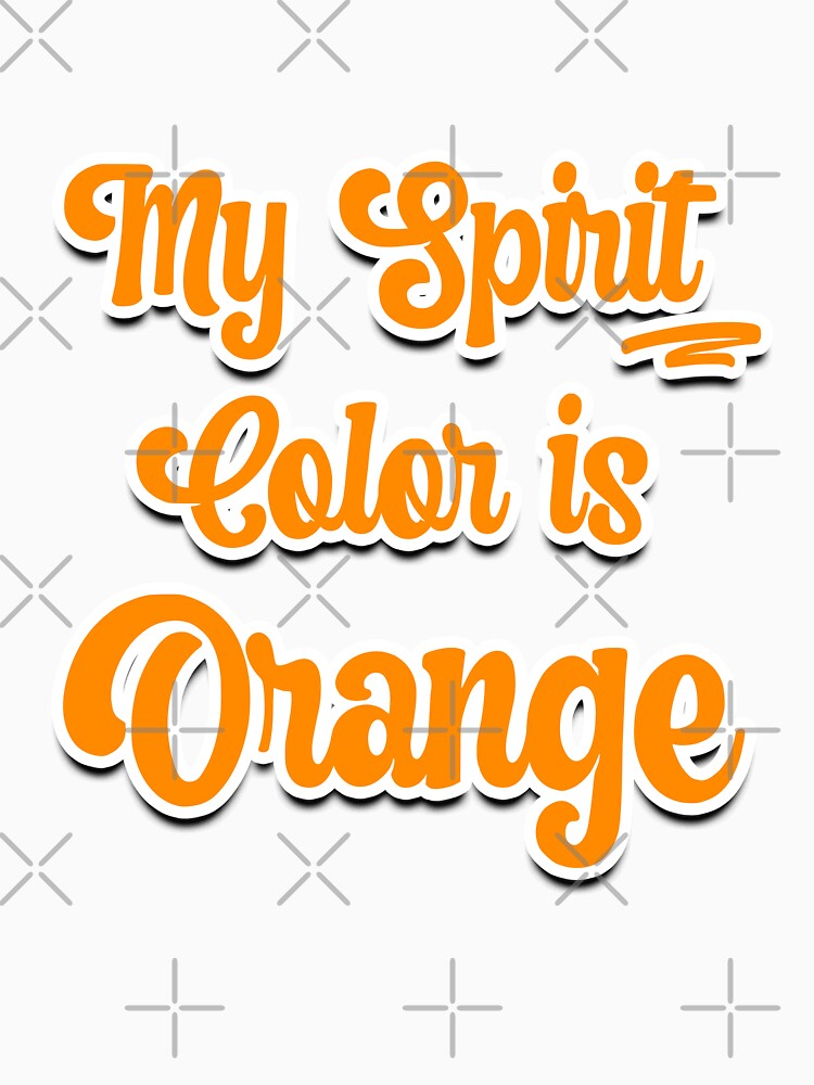 My Spirit Color is Orange - Cool plain color spirit colours designed by ozcushions by ozcushions