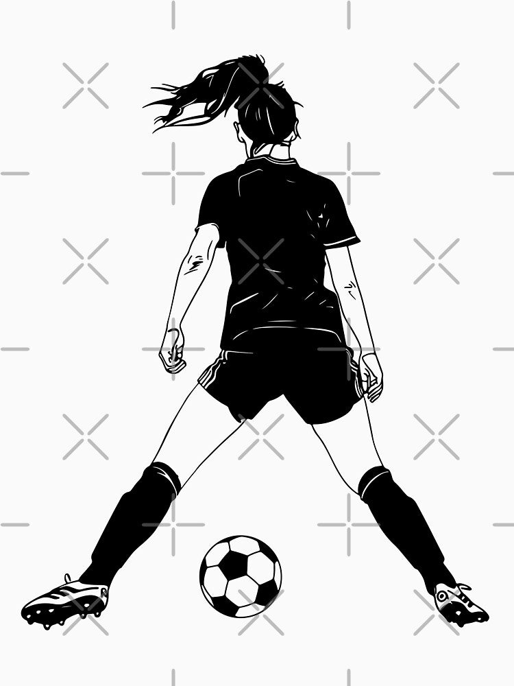 Copy of Female Soccer Player by Rosaliartbook