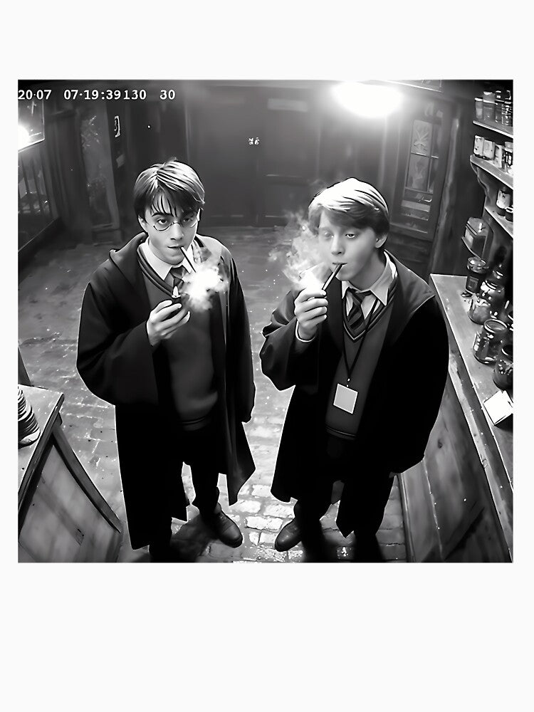 Harry And Ron Smoking Camera by Melinrtega1211