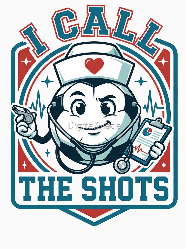I Call The Shots - Nurse Soccer Badge by DigitalGlade