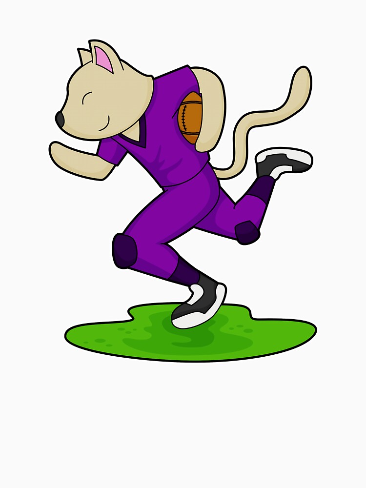 Cat Football Player Football by GabrieSketcham