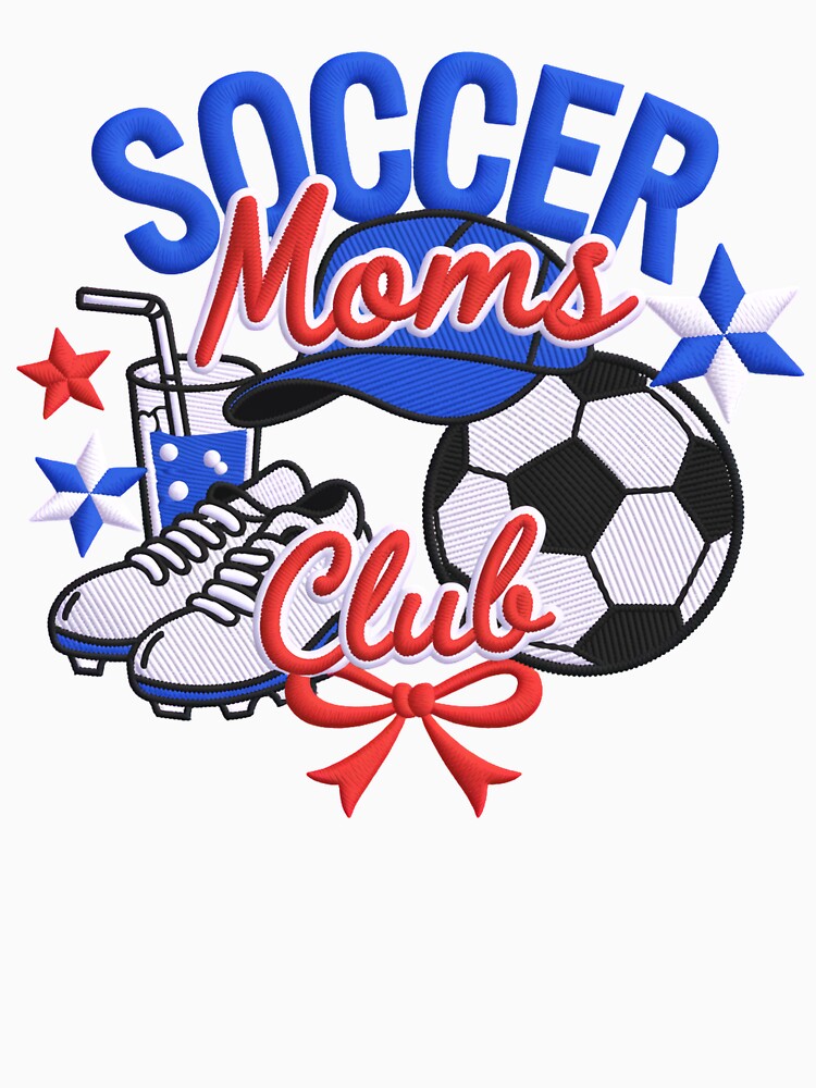 Soccer Mom's Club - Coquette Aesthetic Soccer Mom Graphics & Sideline Style by pixelspaperslab
