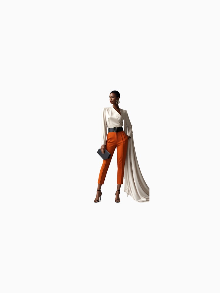 Elegance in cream and orange by Blena1