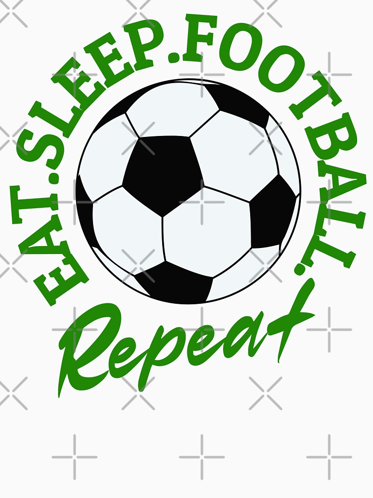 Eat Sleep Football Repeat by ZeptepiTrends