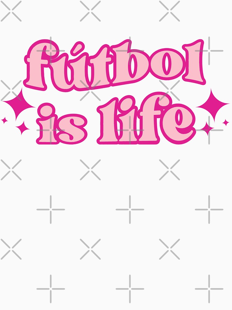 Futbol is Life Pink Retro by mariejosee22