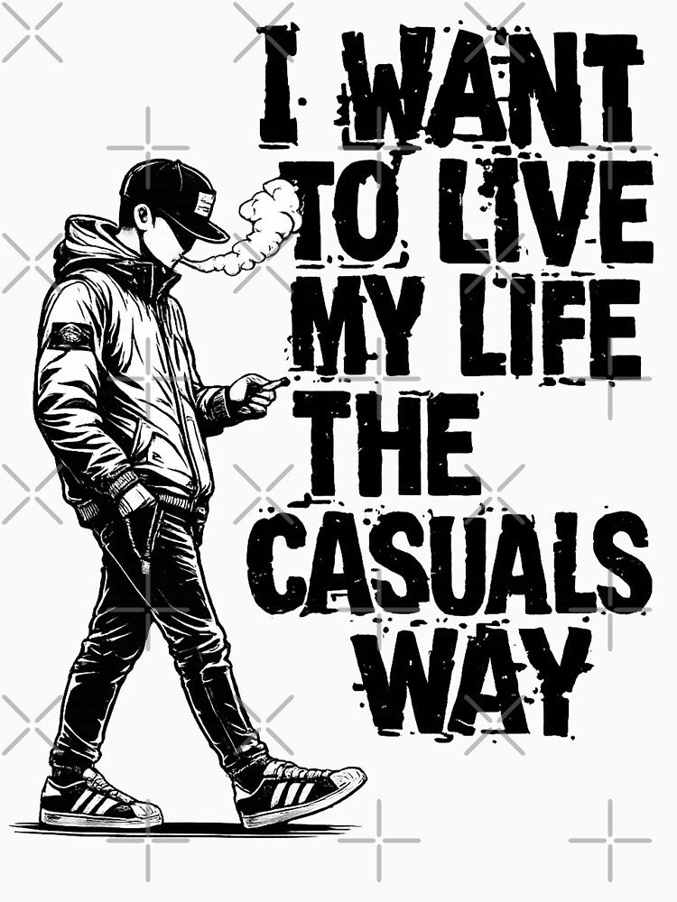 Football Casuals Monochrome by terrace-designs