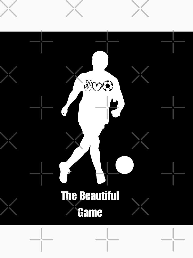 Elegance in Play: Football Silhouette by RetroRover