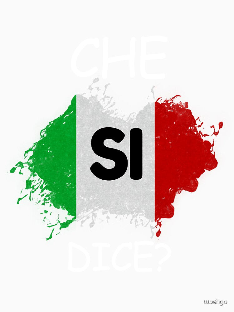 Che Si Dice? Funny Italian Saying What's Up? How's It Going? by woshgo