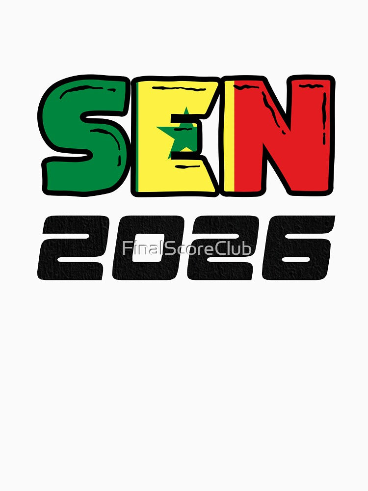 Senegal SEN 2026 Design by FinalScoreClub