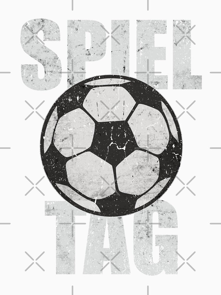 Vintage soccer game day fan and player by Dirk4171