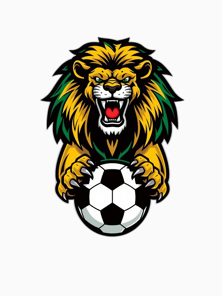 Senegal Lion Soccer Graphic | 2026 Senegalese Football Fan Design | Teranga Pride Style by YASboutik