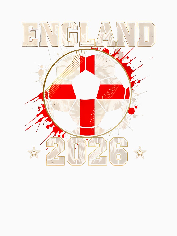 Front Print England Soccer World Cup 2026 - English Fan Gift T-Shirt_84562392 by KTY-NUSS