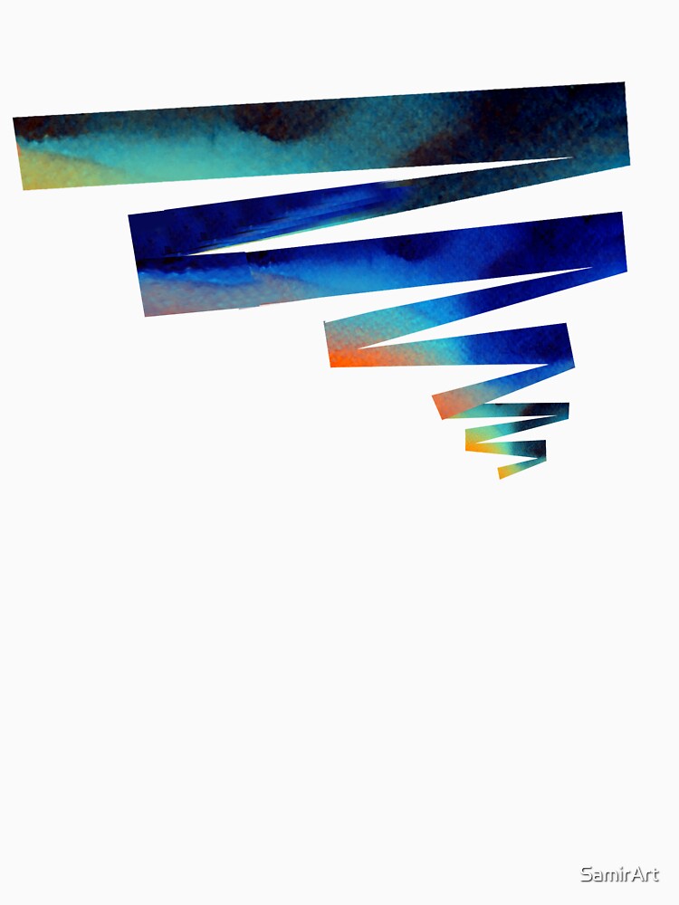Abstract watercolor texture painting by SamirArt