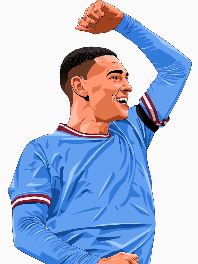 Phil Foden celebration goal by ADES-VECTOR