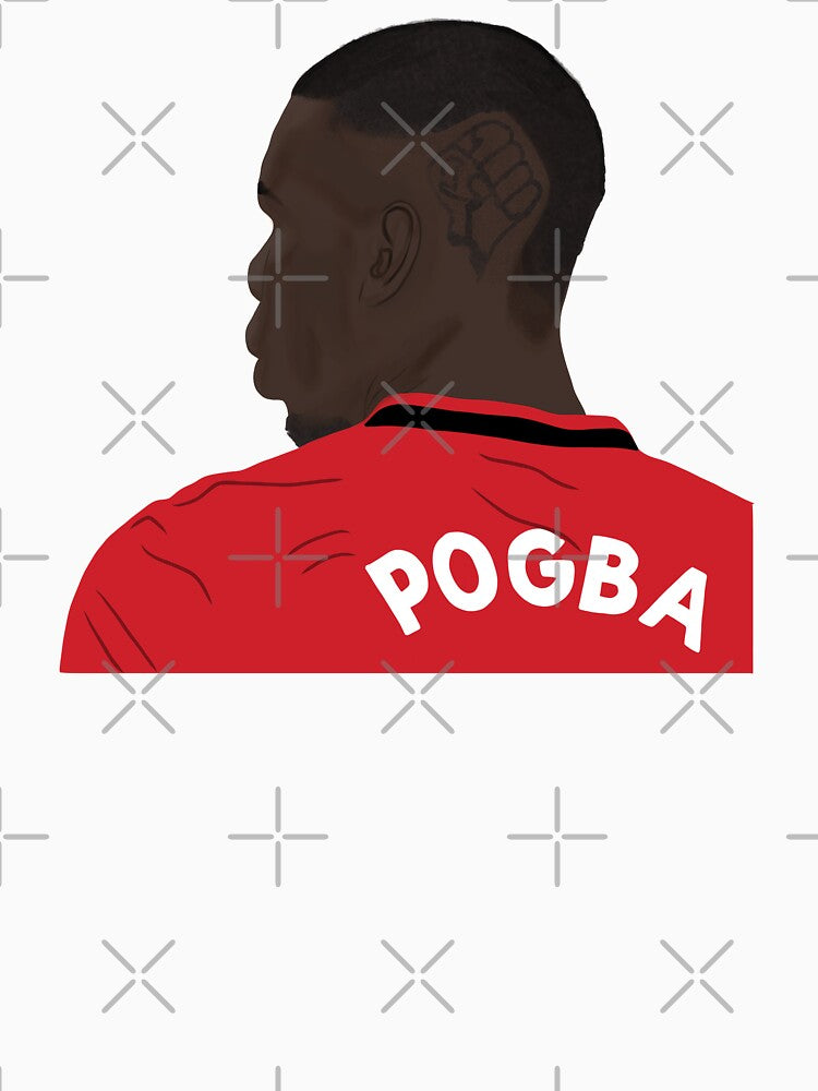 Paul Pogba Black Power Fist Hair MUFC 2 by Hevding