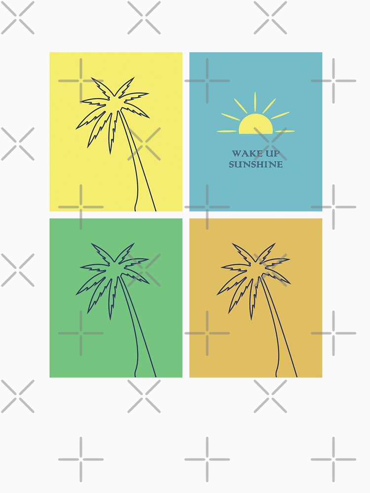 Wake Up Sunshine. Summer Vibes. Simple Design. Casual Style. Urban Style. by ElenasCorner