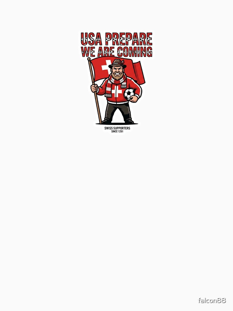 Switzerland Soccer Fans 2026 Sticker We Are Coming by Imaginarium of Chaos falcon88
