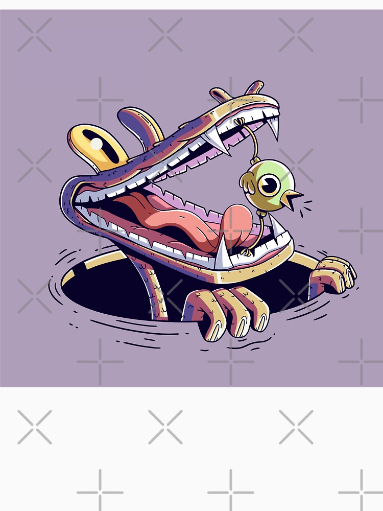 Stylish Crocodile Bird by Peekonet