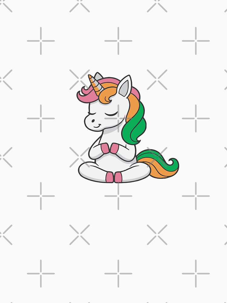 CUTE Yoga Unicorn Shirt Oversized by Peetacho
