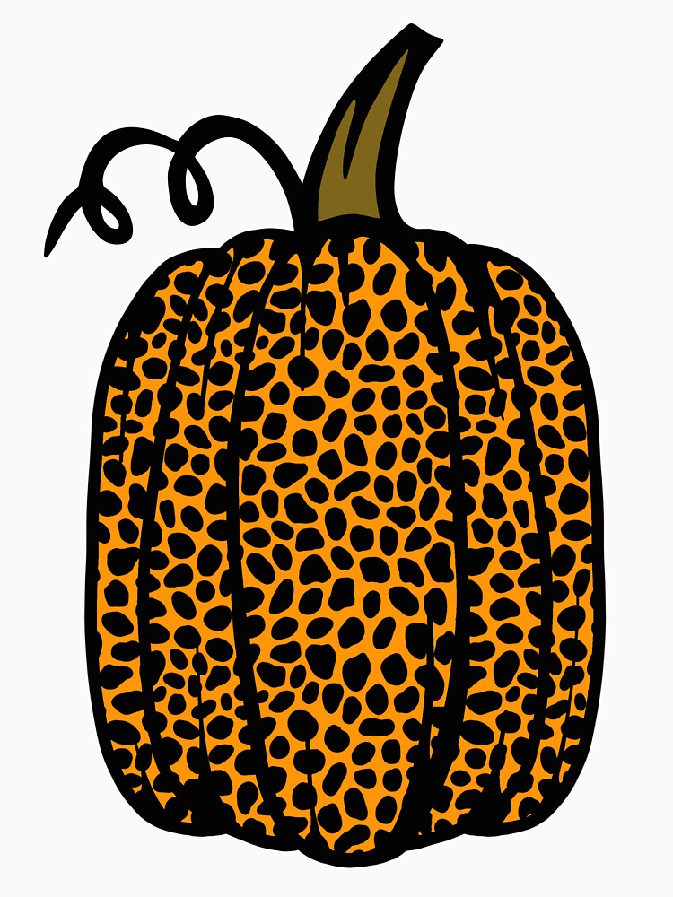 Leopard Print Pumpkin by RunThatApparel