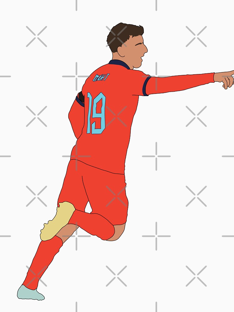 Mason Mount England Goal Celebration Minimalist by Hevding