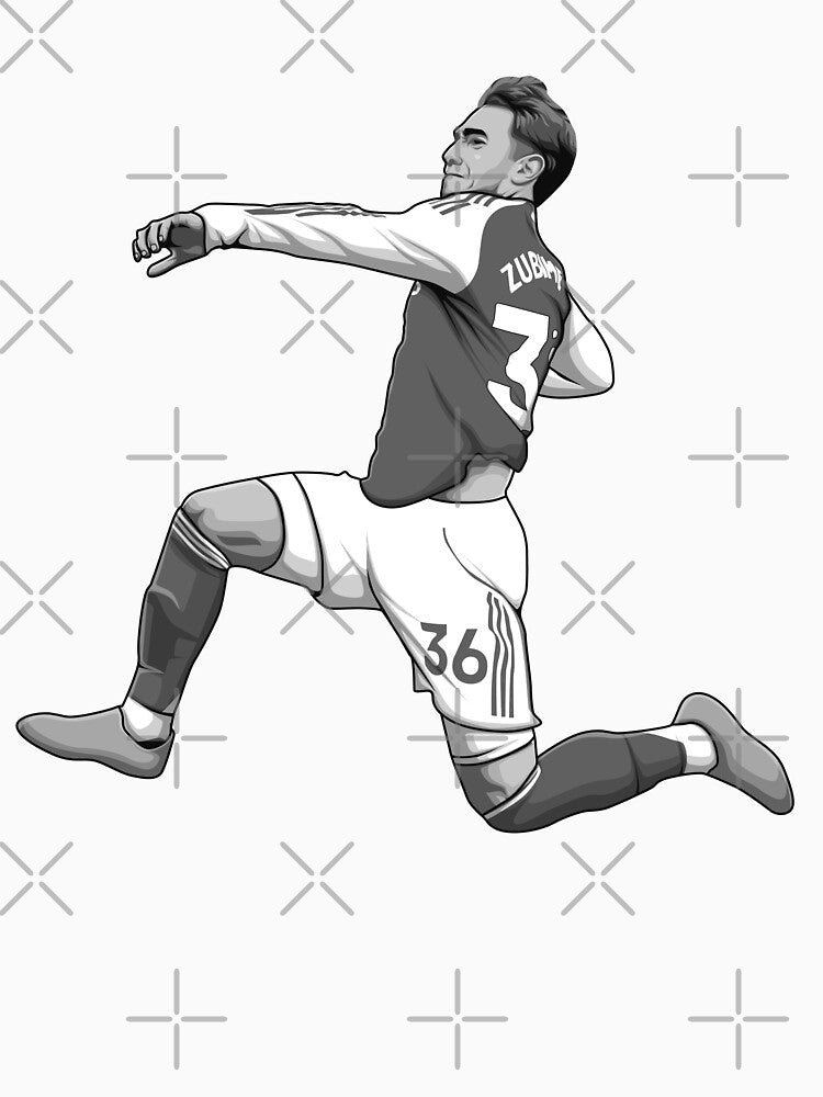 Martín Zubimendi Black and White Version by Aldduardo