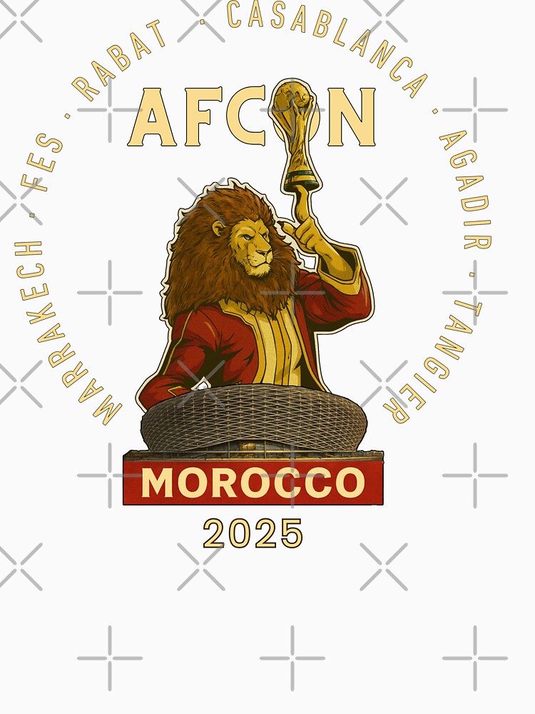Atlas Lions AFCON 2025 Morocco • Prince Moulay Abdellah Stadium by InPrintedWord