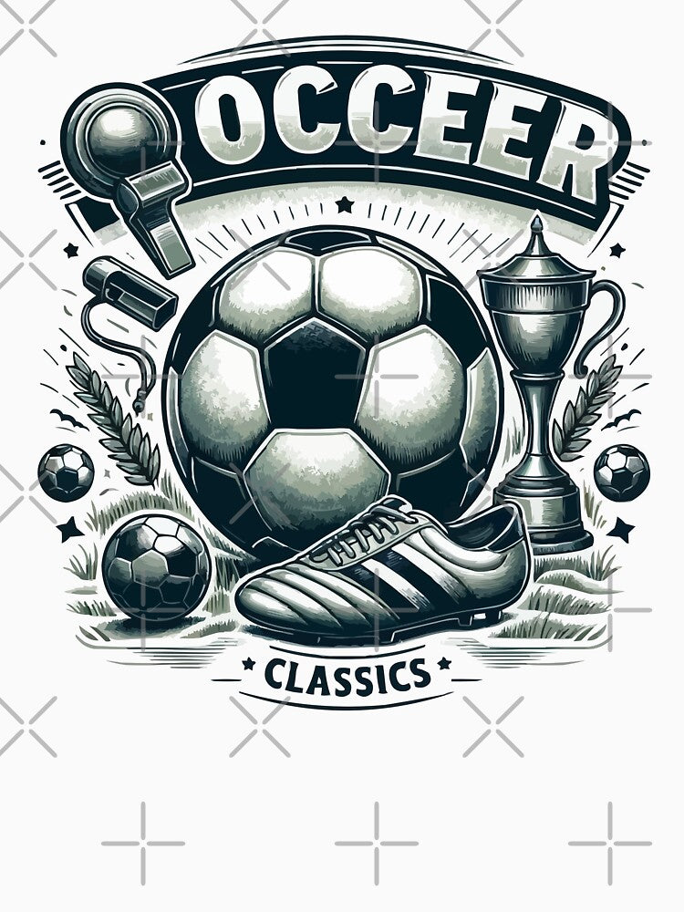 Soccer Classics: Vintage-Inspired Football Elegance by Dinsigne