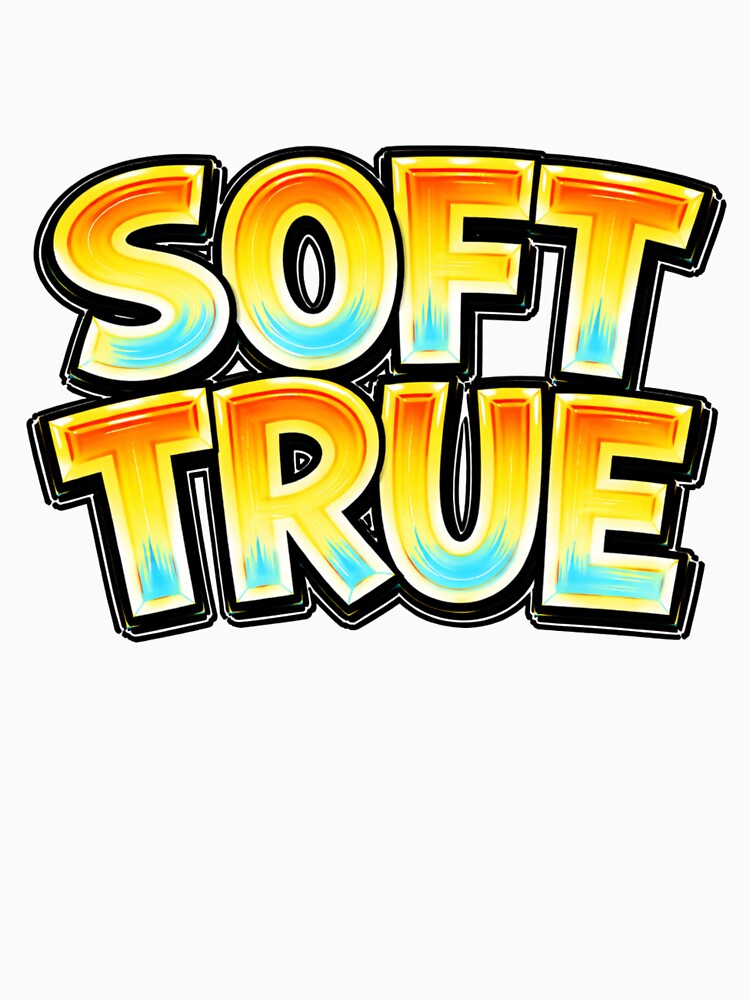 SOFT TRUE – hand drawn childlike typography by Mac Sketches