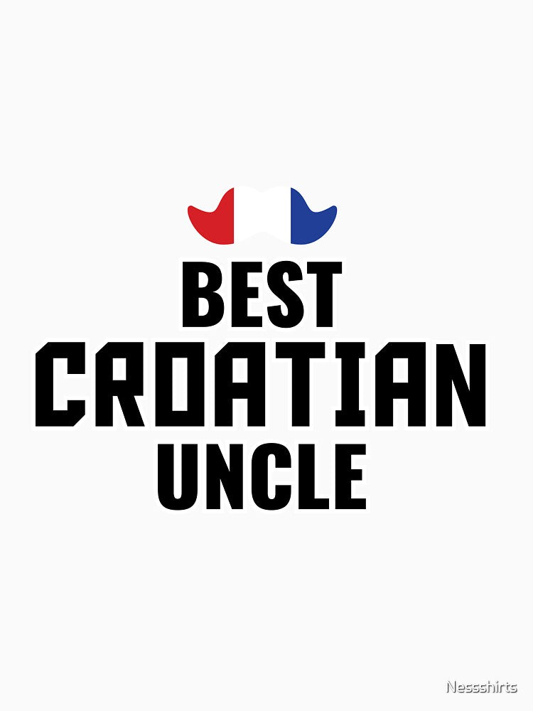 Best Croatian Uncle Croatia gift idea by Nessshirts