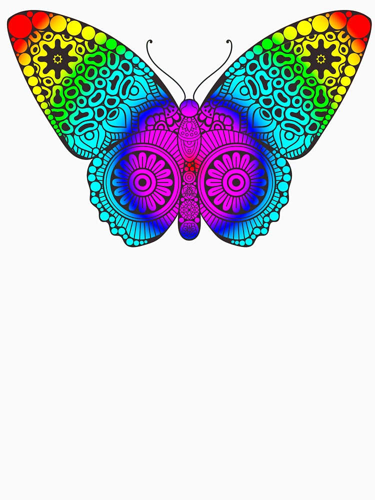 Rainbow Butterfly by Fairyjam