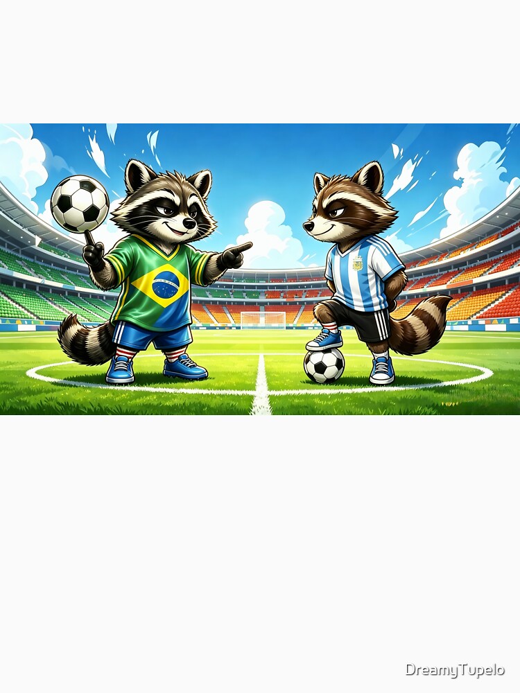 Soccer Battle Trash Panda Family Final Showdown by DreamyTupelo