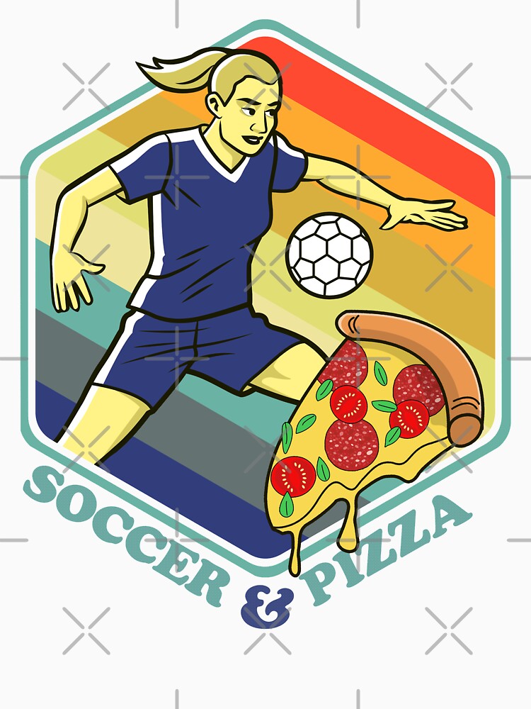 Soccer Girl Football Pizza by TheAplus