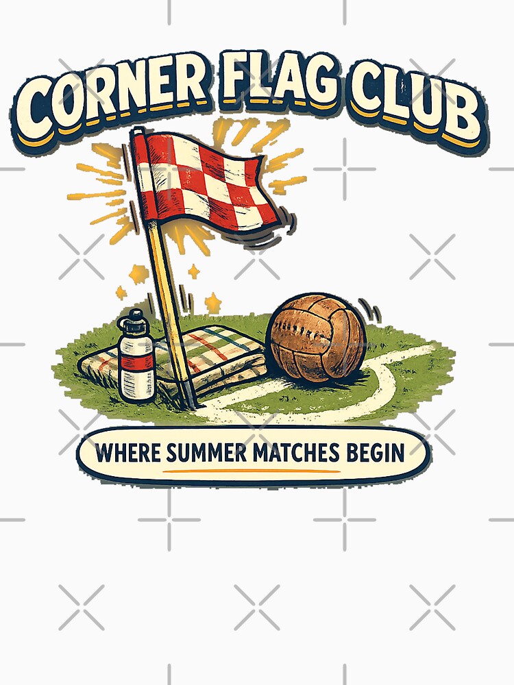 Corner Flag Club Summer Football by Concrete Coffee Studio