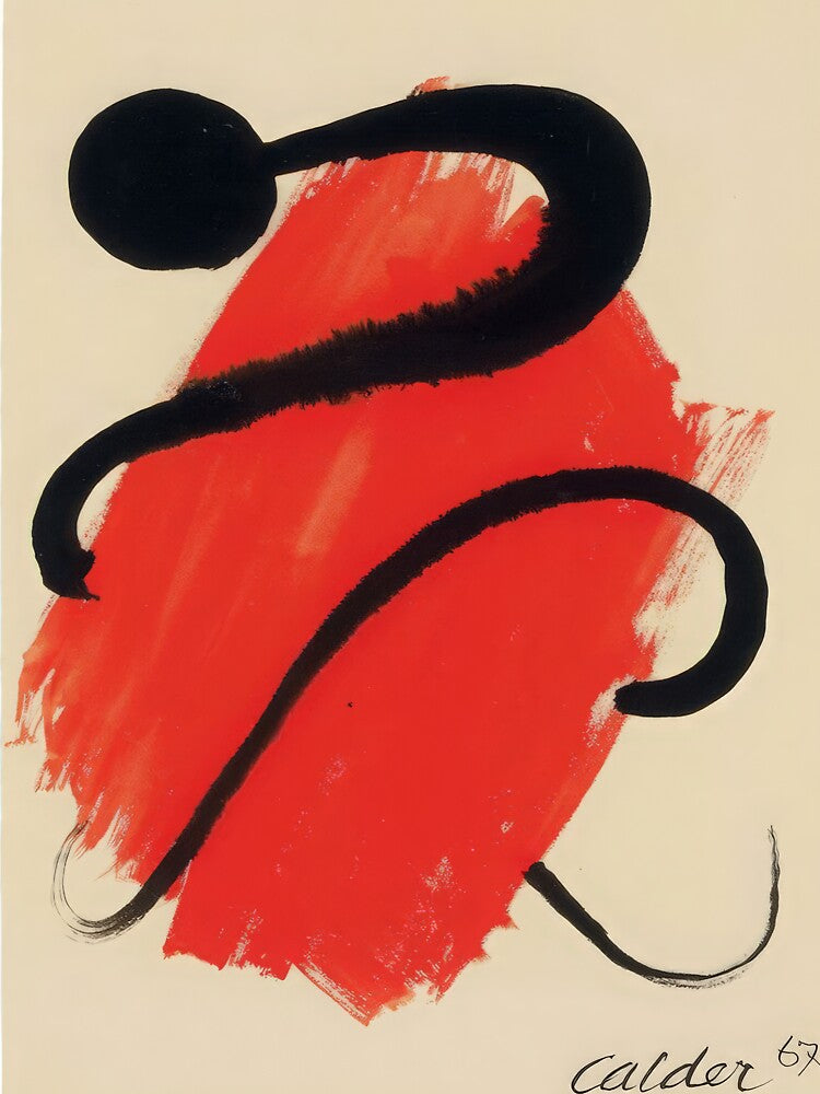 Abstract Surreal Shapes Inspired by Joan Miró – Minimalist Colorful Modern Art by Bondira-Spono